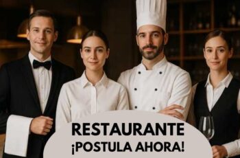 Empleos en Restaurante – ¡Postula Ahora!