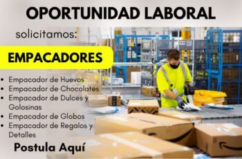 Trabajo Disponibles para Empacadores – Postula Ahora