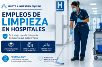 Empleo en Limpieza en Hospitales: Revisa las Vacantes