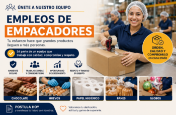 Empleo como Empacador de Productos: Oportunidades Laborales