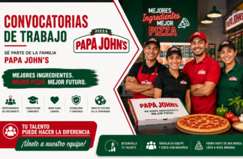Papa Johns: Oportunidades Laborales para Personas con o sin Experiencia