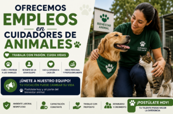 Vacantes para Cuidador de Mascotas y Animales: Postula Hoy