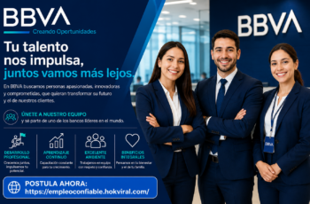 Oportunidades de Trabajo en BBVA (Banco Continental): Postula Hoy